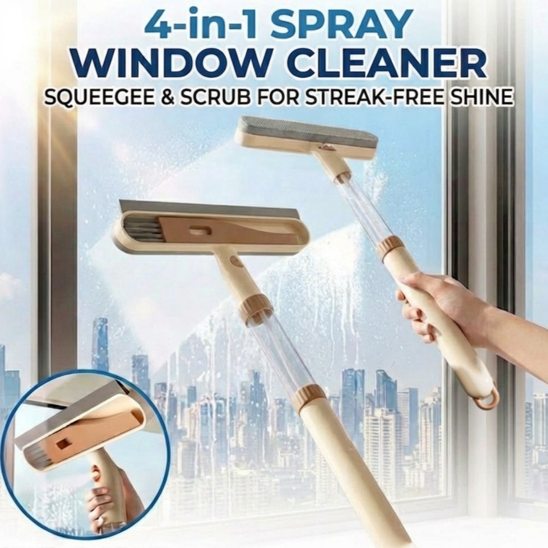 Glass Cleaner Streak - Limpiador de Vidrios 4 en 1
